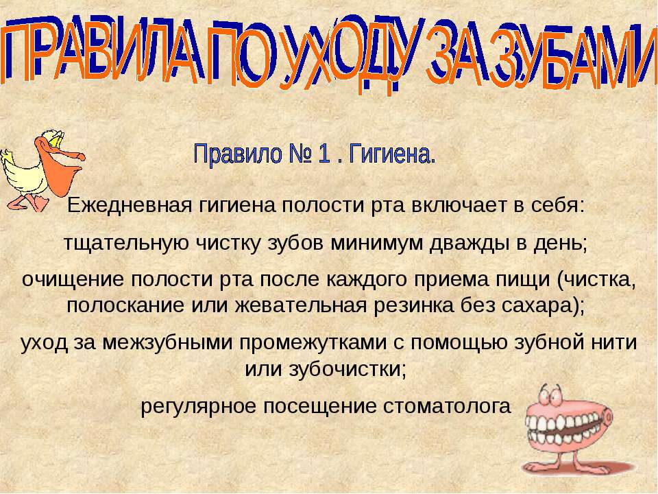 Ежедневная гигиена зубов Ежедневная гигиена зубов