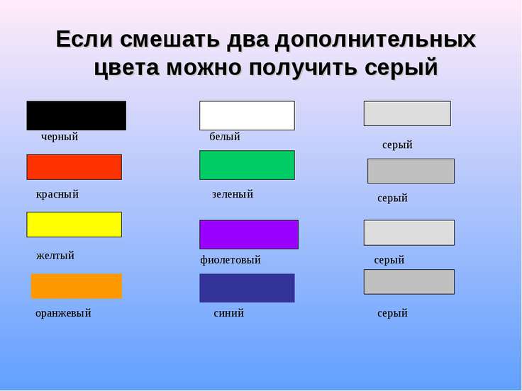 Как сделать желтую краску серой