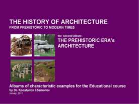 The history of Architecture from Prehistoric to Modern times: The Album-2: TH...