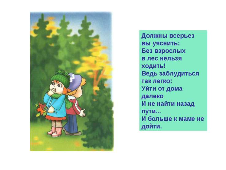 Стих если ты заблудился в лесу Стих если ты заблудился в лесу