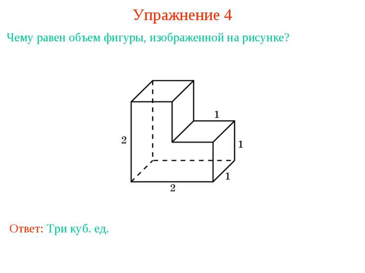 Найдите объем фигуры изображённой на рисунке Найдите объем фигуры изображённой на рисунке