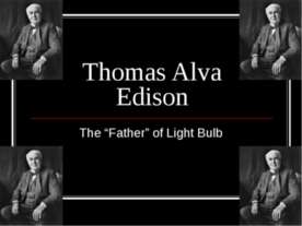 Thomas Alva Edison