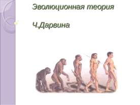 Эволюционная теория Ч.Дарвина