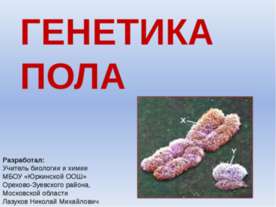 Генетика пола