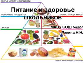 Питание и здоровье школьников