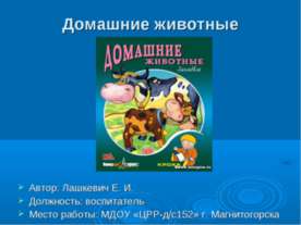 Домашние живоные