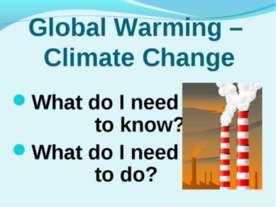 Global Warming