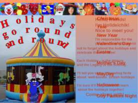 Holidays go round and round