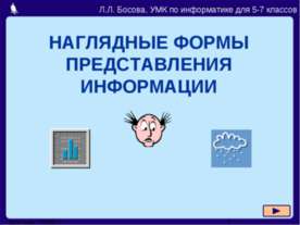 Наглядные формы представления информации