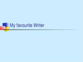 My favourite writer