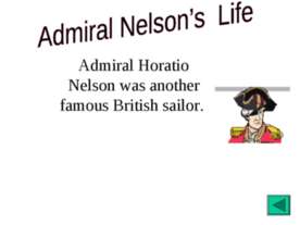 Admiral Nelson’s Life