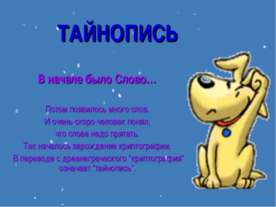 Тайнопись