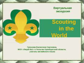 Scouting in the World