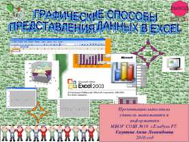 Графические способы представления данных в Excel