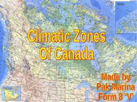 Climatic Zones of Canada