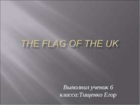 The flag of the uk