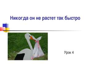Никогда он не растет так быстро