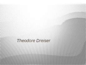 Theodore Dreiser