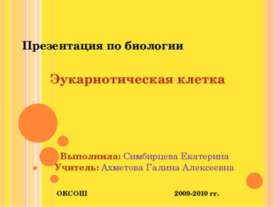 Эукариотическая клетка