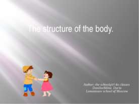 The structure of the body