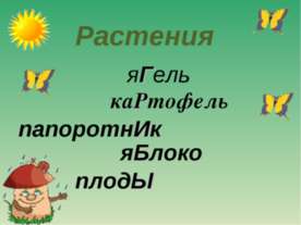 Растения