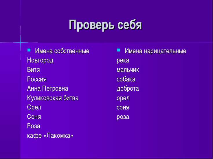 Урок собственные и нарицательные 5 класс презентация