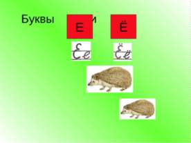Буквы Е и Ё