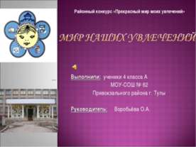 Мир наших увлечений