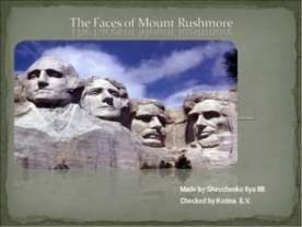The Faces of Mount Rushmore