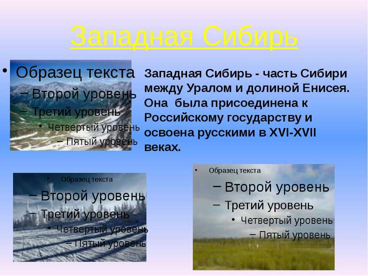 Западная сибирь презентация 8 класс география домогацких