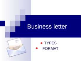 Business letter