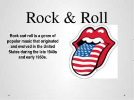 Rock & Roll