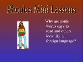 Phonics Mini Lessons