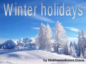 Winter holidays