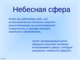 Небесная сфера