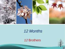 12 Months. 12 Brothers