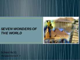 Seven Wonders of the World