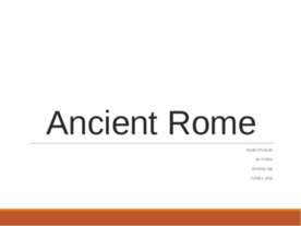 Ancient Rome