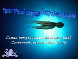 Удивительный природный мир Южной Америки