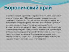 Боровичский край