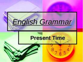 English Grammar Present Time