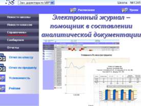 Электронный журнал – помощник в составлении аналитической документации
