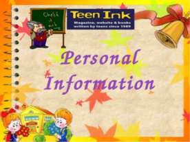 Personal Information