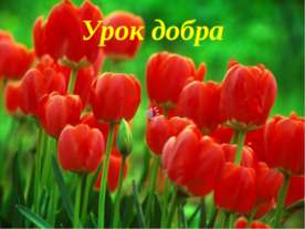 Урок добра