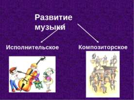 Развитие музыки