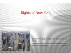 Sights of New York