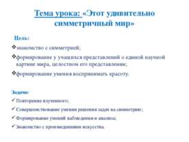 Этот удивительно симметричный мир