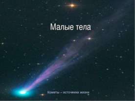Малые тела