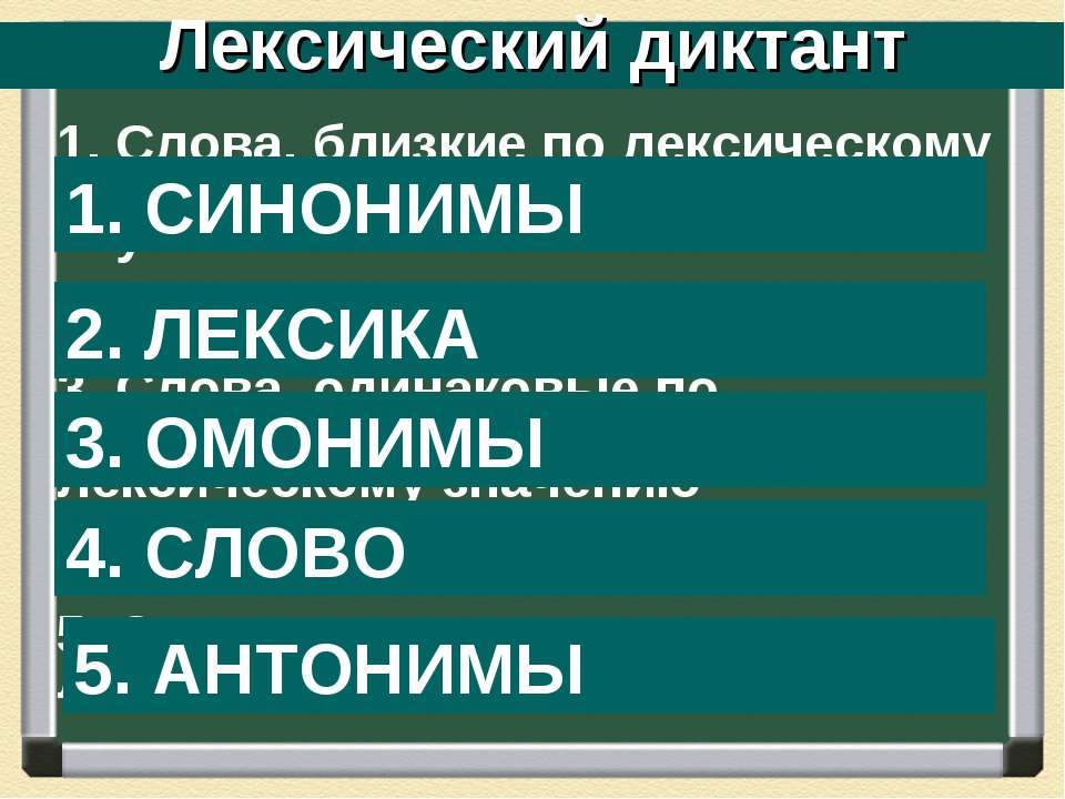 Лексический анализ слова 5 класс презентация