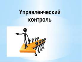Управленческий контроль